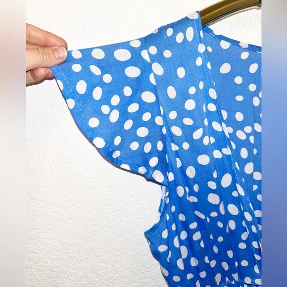 TIARE HAWAII The Blake high-low V-neck tie front dress in Bambi Print SZ: medium - Picture 9 of 16